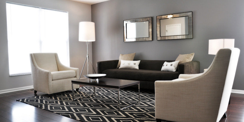 Living Room | Falls at Hayden Run Condos
