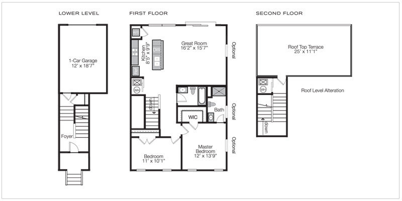 Manchester B Floorplan | Farms at New Albany Park Apartments