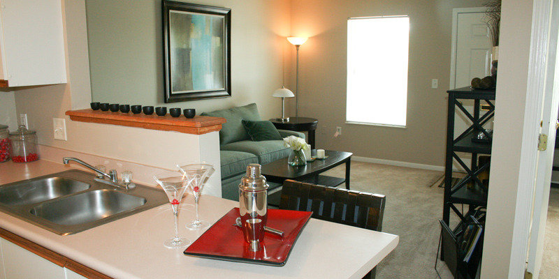 Independence Living Room | Washington Place Apartments